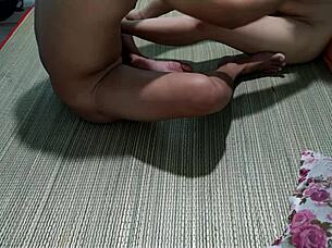 helping out the vietnamese house owner with a task