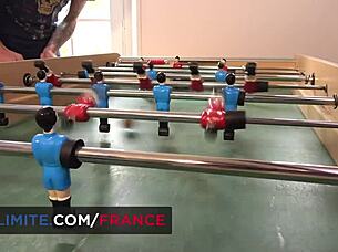 Young brunette fucked in all holes, cowgirl, bent over, cumshot