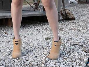 i watch latina salena storm strip her petite body