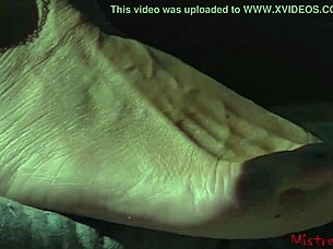 I am the mistress dominating my cuckold husband in chastity