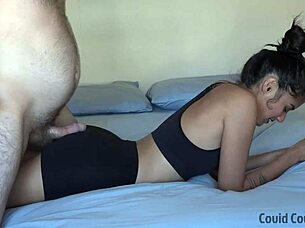 Intense yoga stretching