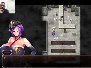 I masturbate as Karryn in hentai.