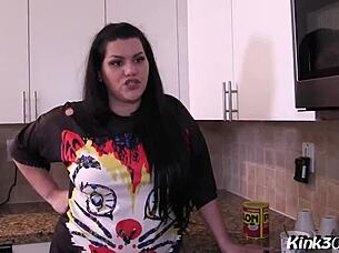 Angelina Castro and Katana Kombat mock my small penis over coffee