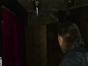 Melanie Moon always has fun with her tits! What will she do next?