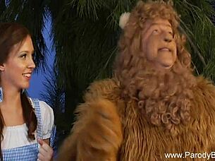 parody sex with blonde milf for the holidays