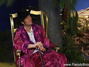 parody sex with blonde milf for the holidays