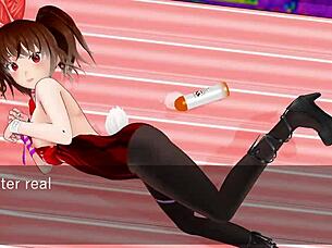 karin gives oral under desk in school blazer