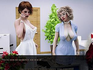 i blowjob blonde with big tits in costume