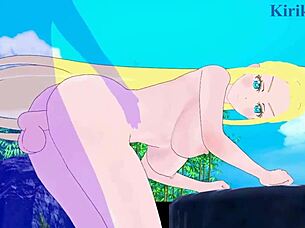 Shizuka and Beatrix have intense sex