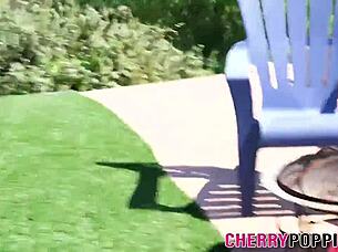 Teen in bikini photographed outdoors!