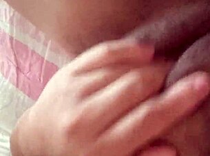 Solo masturbation with small tits leads to multiple orgasms