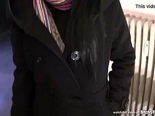 Skinny slovak brunette GETS ANAL FUCKED in pov scene