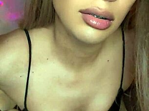 Beautiful Transvestite Strokes Cock Provocatively