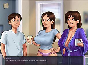 in summertime saga, game with homemade amateurs