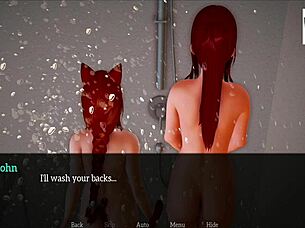 My new family episode 141, redhead hentai action