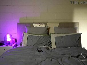 Charlie finger fucks herself in sexting video 😏