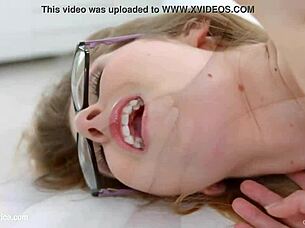 jada jones is masturbating on the sapphix platform, showing her solo fingering skills