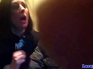 Glam Mature Feels Excitement Sucking Cock After Picking Up Bloke in Heels