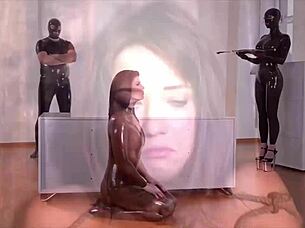 Pull Her Hair And Double Penetrate The Submissive Maid Mea Melone To Orgasms!