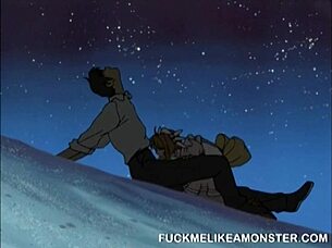 wow, big titty anime babe gets her pussy licked so good!