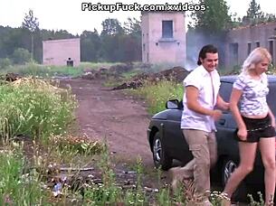 hard sex with 18 year old blonde outdoors, i think i messed up