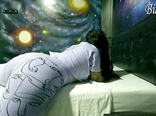 Horny Latina amateur sends high definition video of her sexy ass and pussy fucking to arouse me