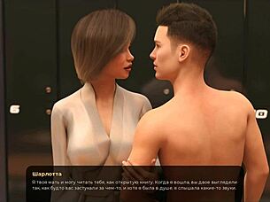 big tits babe shaved pussy blowjob