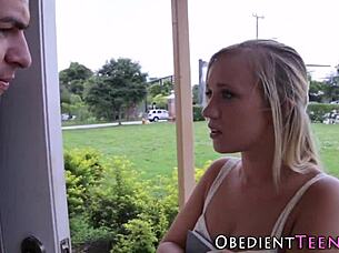 i watch this kinky teen get rough fucked while masturbating.