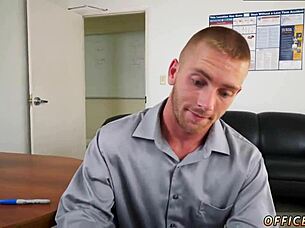 small penis gay keeps boss happy with hardcore action