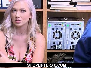 Teen shoplifter Emily Right slammed by officer