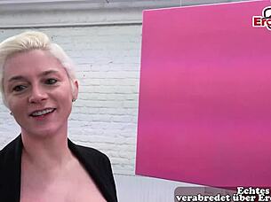 Deutsche Dicke Naturbusen Blondine Mit Kurzen Haaren Anal Gefickt In Amateur Bitch Short Hair Fat Big Tits Milf Curvy Boobs.