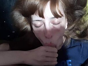 Teen Sucks Stepbrother's Big Cock