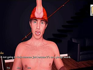 being a dik chick route 43 in the anime style