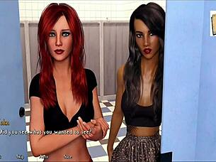 being a dik chick route 43 in the anime style