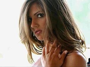 two big tits teen 18+ babes rebecca carter and ashley zeitler strip and rip clothes for playboy