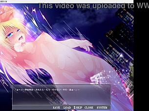 exposing play girl in hentai game part 5