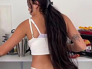 She says, 'come with me to make breakfast'