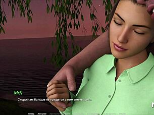 in this anime game, he says i love her during acting lessons