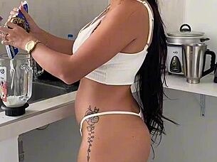 She says, 'come with me to make breakfast'