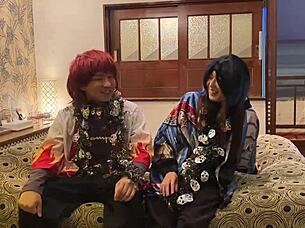 i got forced into cosplay on halloween and ended up deepthroating to creampie