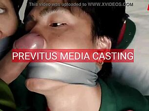 police & soldier tricked into gay sex during casting