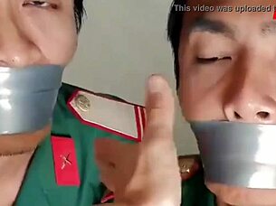 police & soldier tricked into gay sex during casting