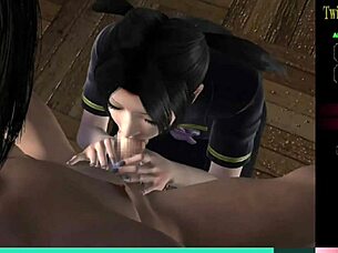 the twin succubi have the same skills in sucking big cocks in episode 13