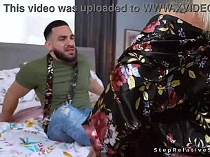 curvy tattooed stepsister fucks in role play