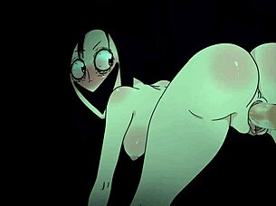 terrible momo chooses a guy for the night but when he arrived he cried with fear but fucked anyway hentai cartoon parody