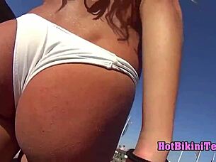 Is This Japanese Girl In Bikini Teasing You?