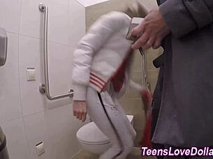 Public amateur teenager POV sex in high definition