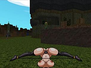 In Slooter Hentai Game, the Futanari Barbarian Heroine Saves the Day by Fucking All the Monster Girls with Her Big Cock