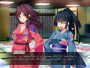 commander babes ep14 - fucking both anime babes in a threesome