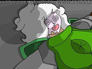 Sugar gem heist part 1: Rough group hardcore with big cocks and cumshot